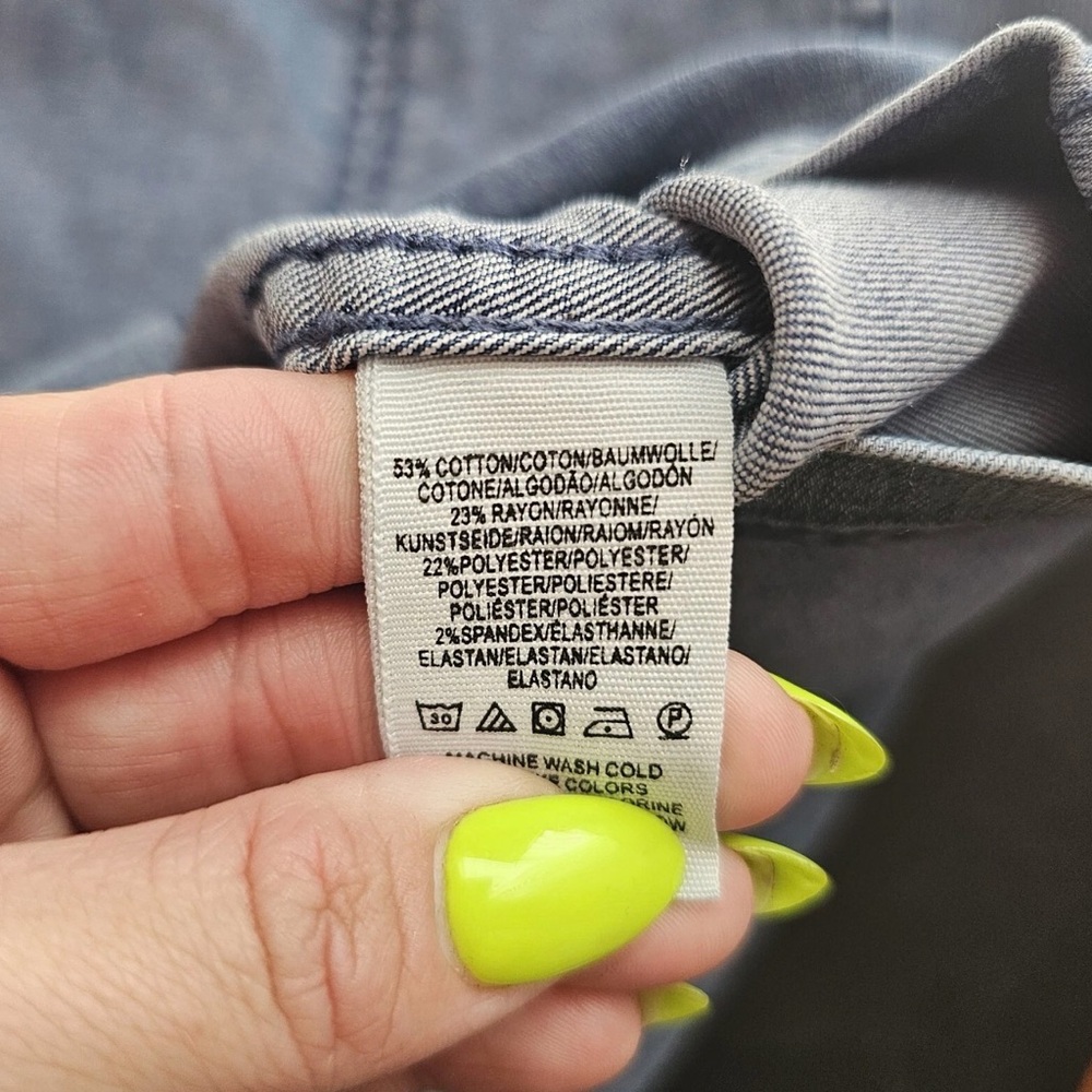 NWOT • Free People • Denim Mini‎ Skirt - Picture 6 of 8